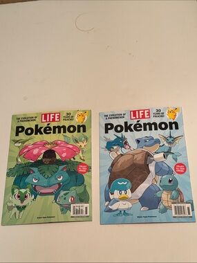 Pokémon Special Edition Magazine - Green & Blue Covers